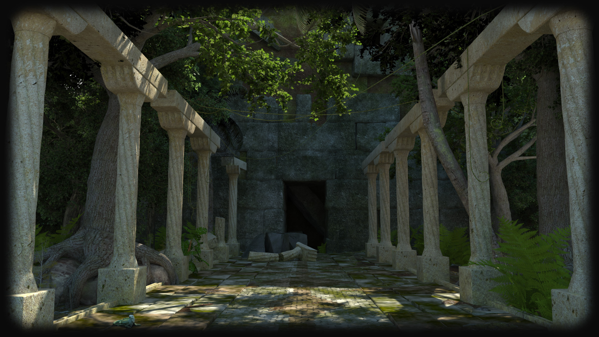 Bajo las profundidades de una cueva, y tras ella... [Monopost Mayo 1/4][Dominic] Render-templo-texturizado